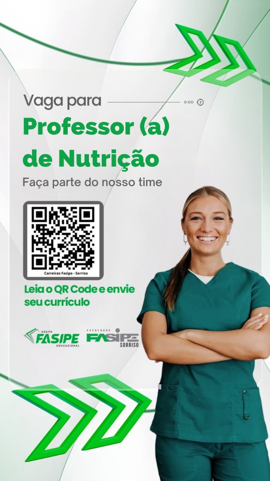 Imagem da vaga Professor de Nutrição