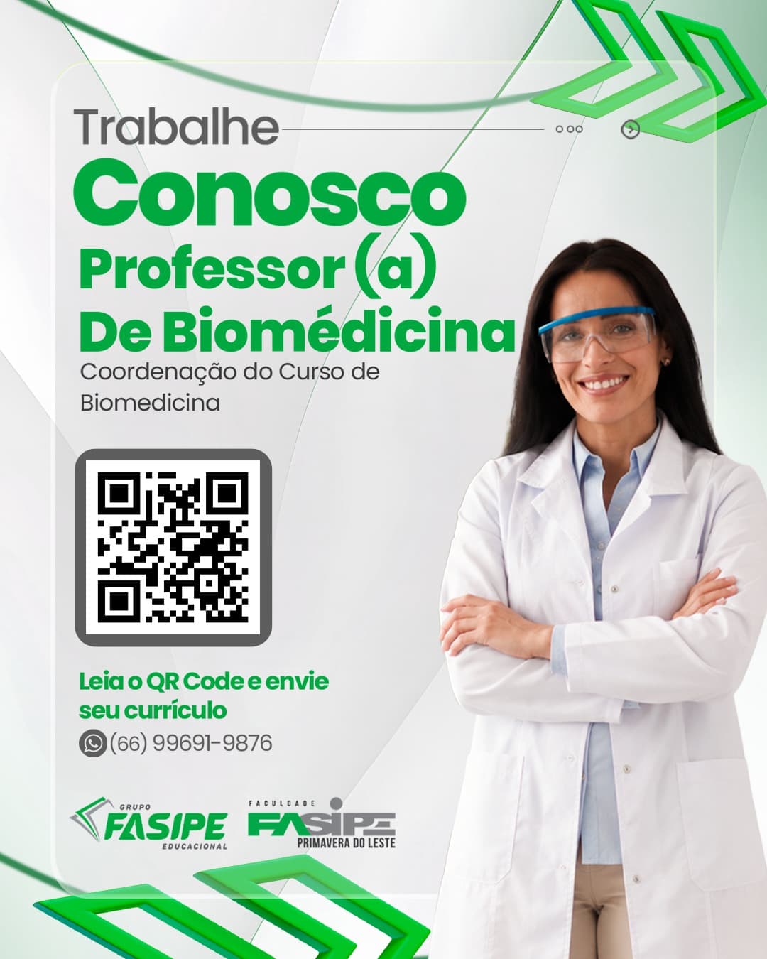 Imagem da vaga Coordenador (a) de Biomedicina